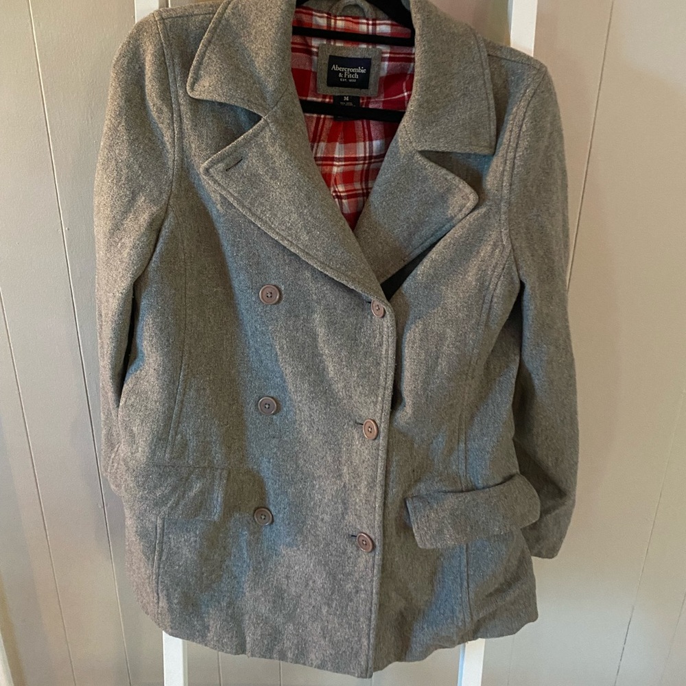 Abercrombie & Fitch Wool Blend Pea Coat